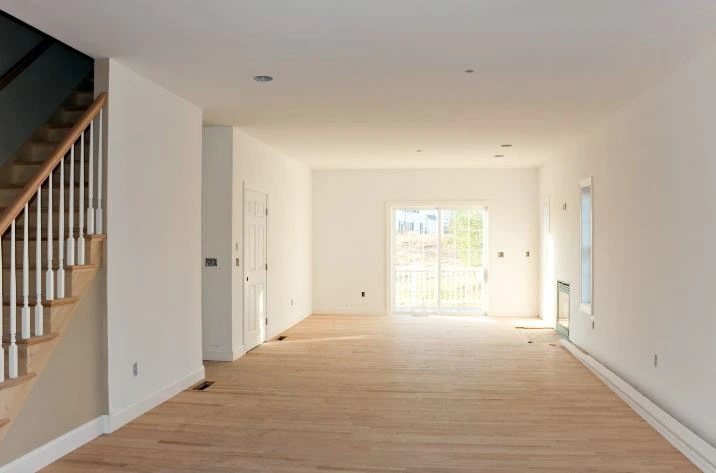 Durable luxury vinyl flooring layout completed for an Oakville home renovation