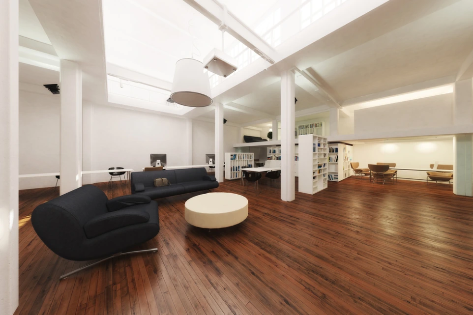 High-end flooring craftsmanship and modern home renovation layouts by Milton Hardwood